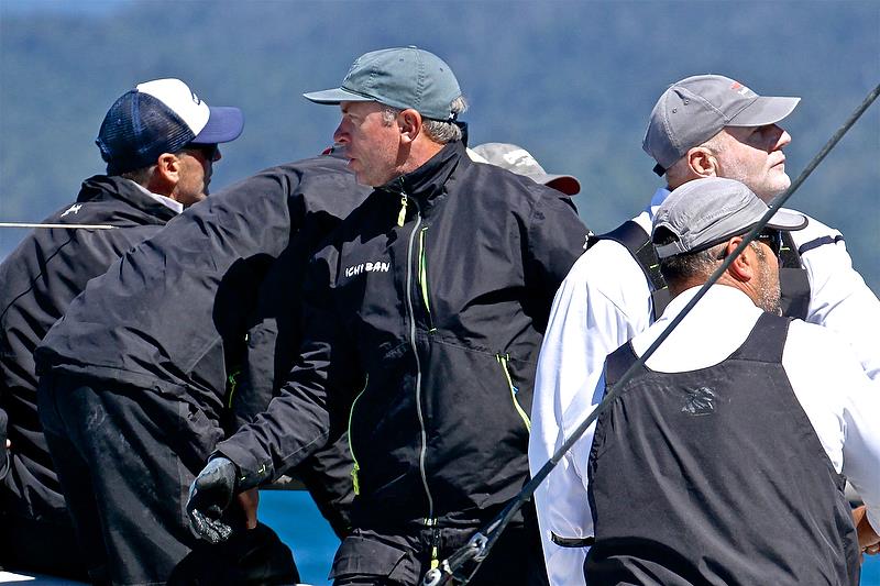 Rob Greenhalgh checks the opposition - Hamilton Island Race Week - August 2018, Day 1 photo copyright Richard Gladwell taken at Hamilton Island Yacht Club and featuring the IRC class