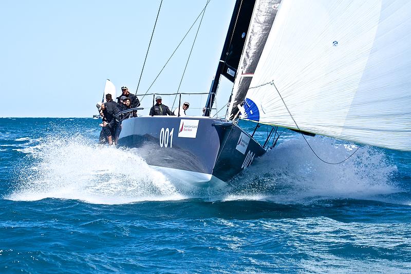 Ichi Ban surfing - Hamilton Island Race Week - August 2018, Day 1 - photo © Richard Gladwell