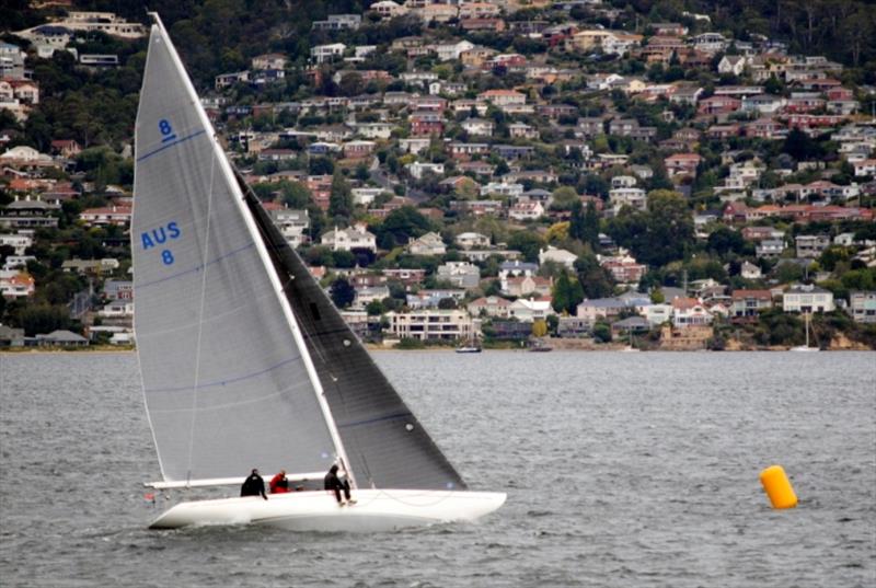 Classic 8-metre yacht Juanita won the final Division 1 race of the DSS Winter series - photo © Peter Watson