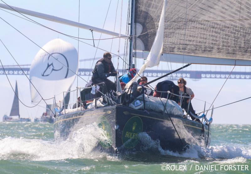 A Duel between two Santa Cruz 52s: Elyxir leads Lucky Duck after three days of racing - Rolex Big Boat Series 2018 - photo © Rolex / Daniel Forster