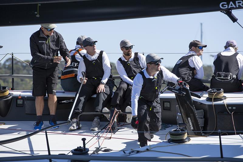 Matt Allen (helm, third from left) skippers Ichi Ban to victory again in ACSBWPS Flinders Islet Race photo copyright Hamish Hardy, CYCA Media taken at Cruising Yacht Club of Australia and featuring the IRC class