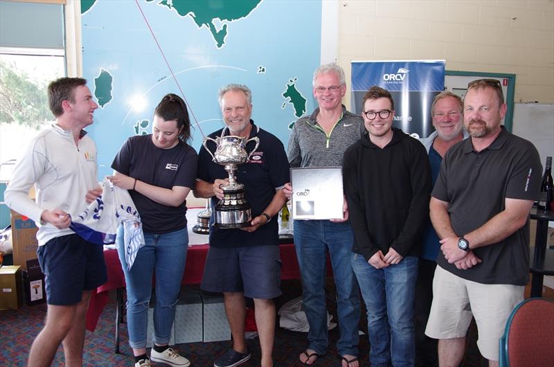 Paul Woodman and his Summer Wind crew won the Rudder Cup last year  photo copyright Ocean Racing Club of Victoria taken at Ocean Racing Club of Victoria and featuring the IRC class