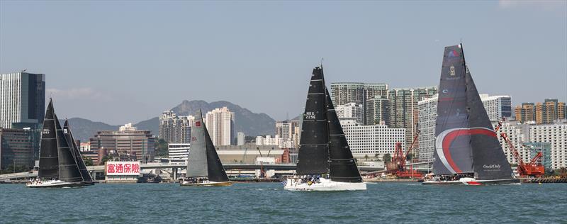Teams prepare to start the Hong Kong to Hainan Race 2016  - photo © RHKYC / Guy Nowell