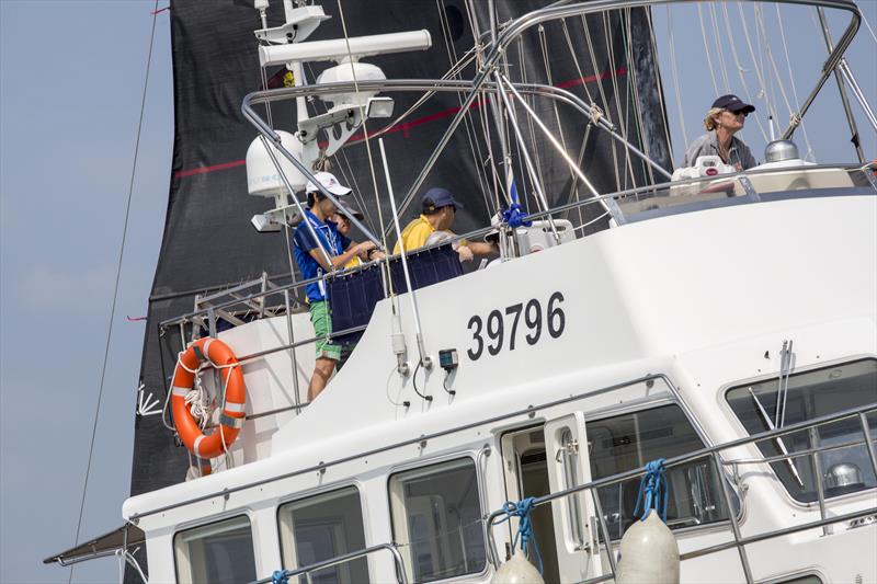 RHKYC China Coast Regatta 2018. RO keeping an eye on things photo copyright RHKYC / Guy Nowell taken at  and featuring the IRC class