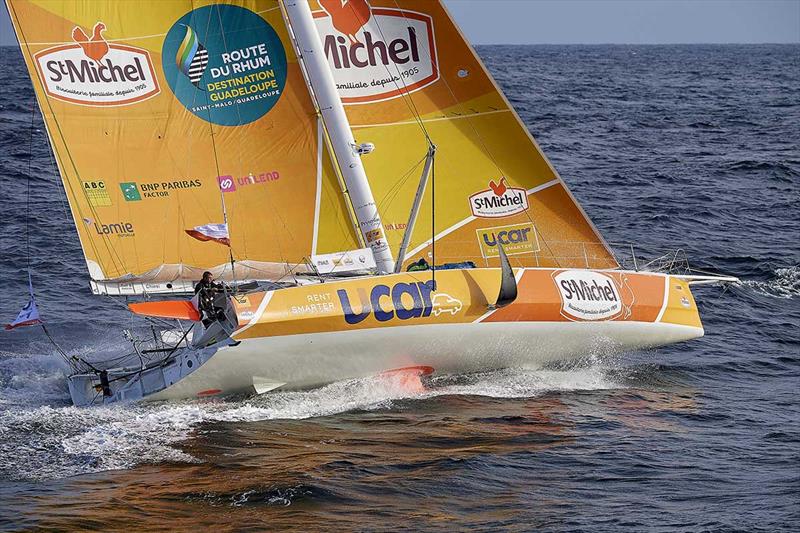 Yann Elies on UCAR St Michel - Route du Rhum-Destination Guadeloupe photo copyright Yvan Zedda taken at  and featuring the IRC class