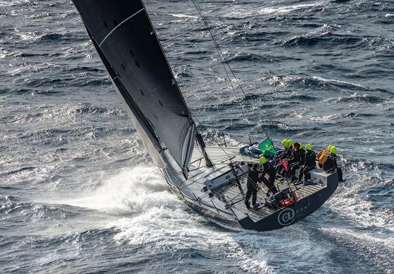 Gérard Logel's AROBAS²;  formerly known as B2, the winner of the Rolex Middle Sea Race in 2013 and 2015.  Logel's crew secured third place in IRC Class 3 - photo © Rolex / Kurt Arrigo 