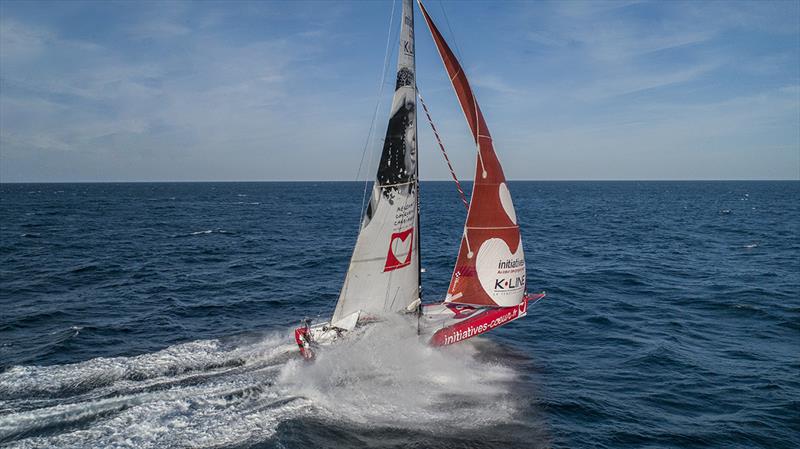 Sam Davies will compete in the IMOCA class on board Initiatives Coeur photo copyright Yann Riou taken at  and featuring the IRC class
