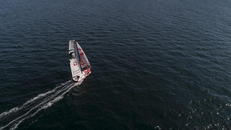 Sam knows the boat, Initiatives Coeur, well and has been working hard with her team to improve the boat's performance photo copyright Yann Riou taken at  and featuring the IRC class