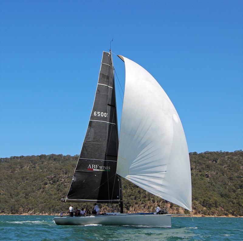 Marcus Grimes' new toy training on Pittwater photo copyright RPAYC taken at Royal Prince Alfred Yacht Club and featuring the IRC class