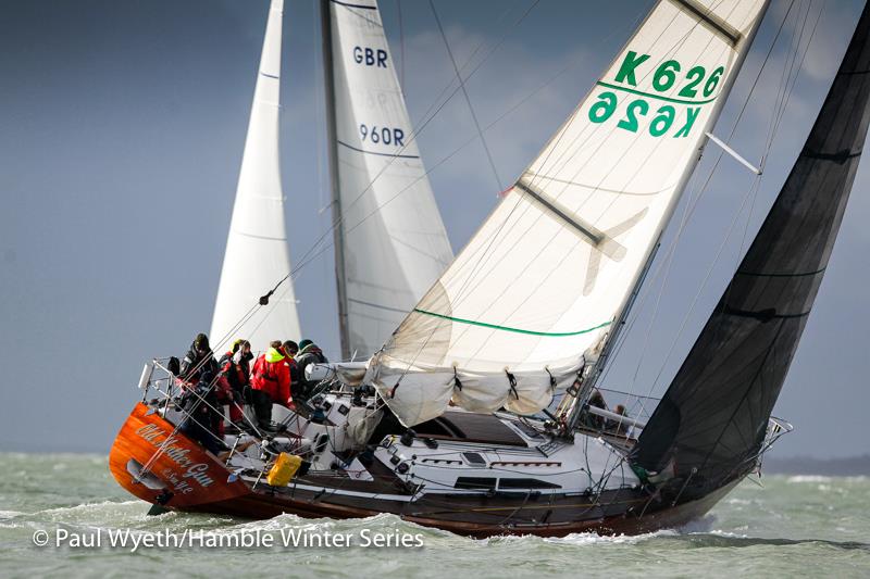 Old Mother Gun - HYS Hamble Winter Series week 5 photo copyright Paul Wyeth / www.pwpictures.com taken at Hamble River Sailing Club and featuring the IRC class