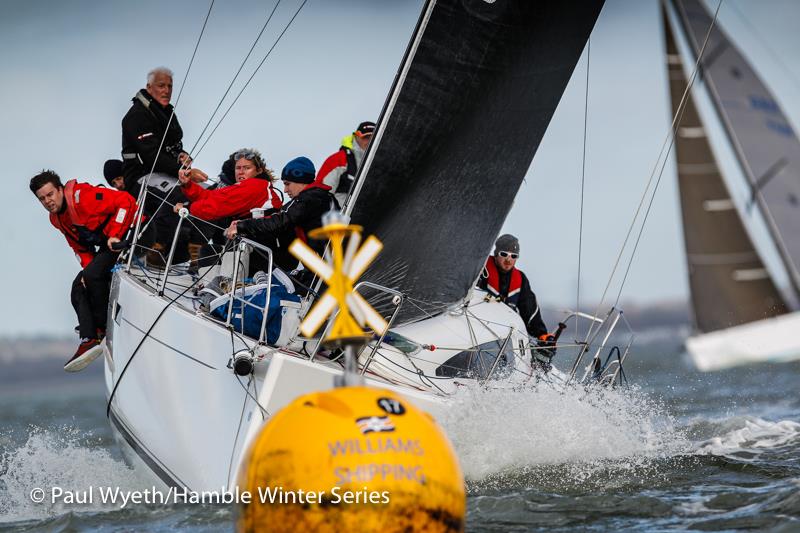 Davanti Tyres, J112 - HYS Hamble Winter Series week 5 photo copyright Paul Wyeth / www.pwpictures.com taken at Hamble River Sailing Club and featuring the IRC class