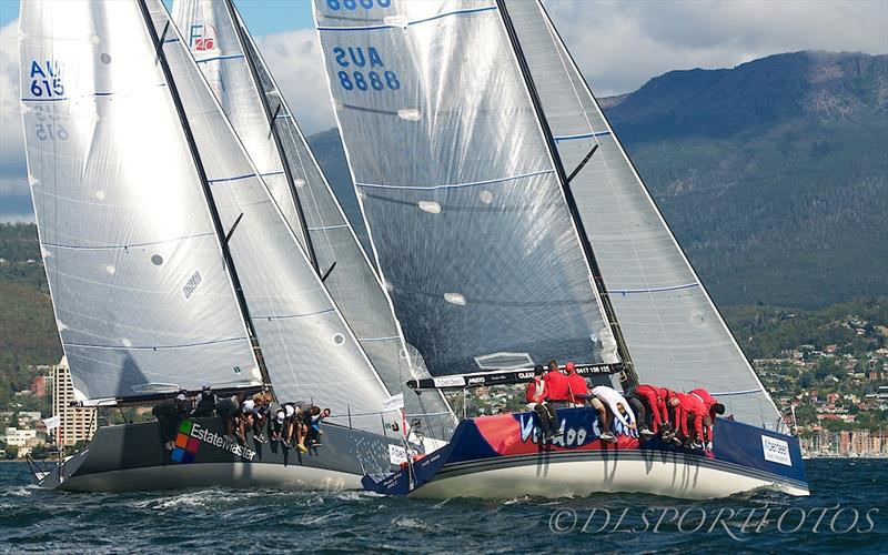 2Unlimited, then named Estate Master, competing in a Farr 40 championship on The Derwent photo copyright DL Sport Fotos taken at Royal Yacht Club of Tasmania and featuring the IRC class