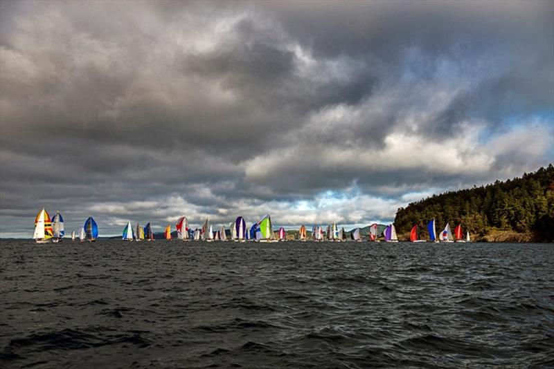 Round The County Race photo copyright Sean Trew taken at Orcas Island Yacht Club and featuring the IRC class