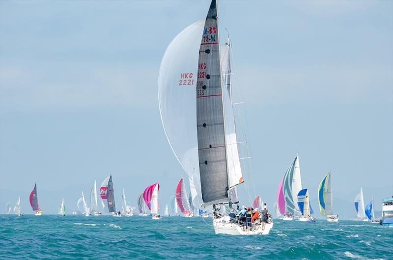 A sea of spinnakers - 2018 Turkish Airlines Around the Island Race - photo © RHKYC / Michele Felder