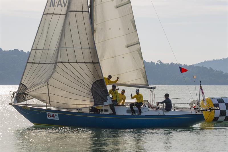 Marikh celebrates. Langkawi Inshores, RMSIR 2018 photo copyright Guy Nowell / RMSIR taken at Royal Selangor Yacht Club and featuring the IRC class