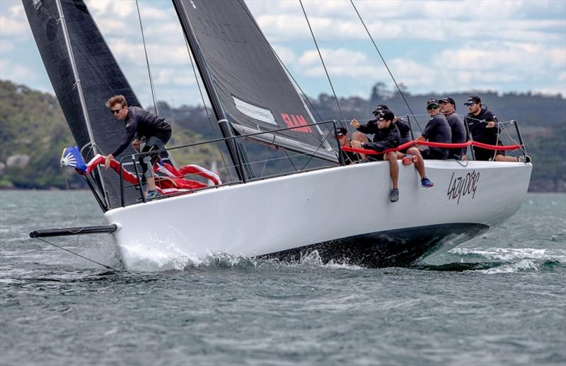 No slouches on 'Lazy Dog' in the Super 12's - Sydney Short Ocean Racing Championship photo copyright Crosbie Lorimer taken at Middle Harbour Yacht Club and featuring the IRC class