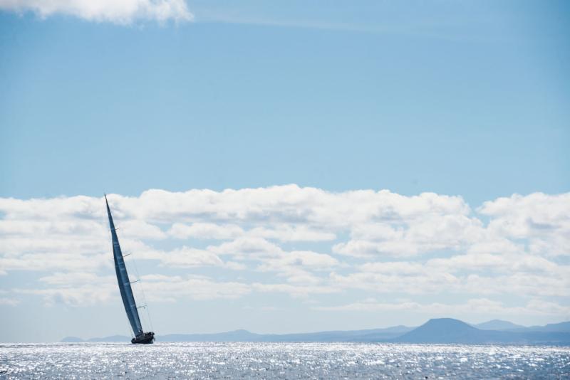 Racing through the Canary Islands after the start of the RORC Transatlantic Race from Lanzarote - photo © RORC / Joaquín Vera