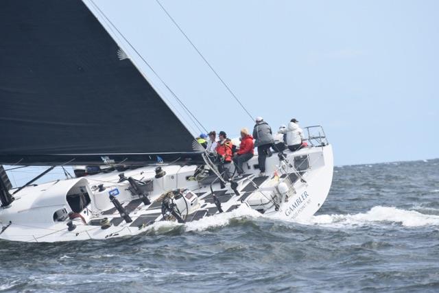 Gambler, crewed by YASA sailors, en route to the Onion Patch during the 2018 Newport Bermuda Race photo copyright YASA taken at  and featuring the IRC class