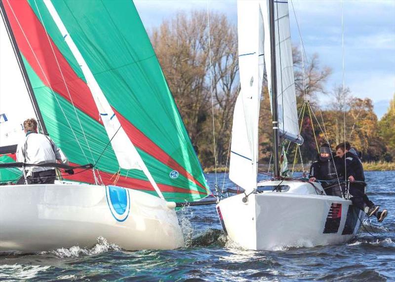 Uhhppps ... ..that will be close! - Väter­chen Frost Regatta photo copyright Johann Nikolaus Andreae taken at Hamburger Segel-Club and featuring the IRC class