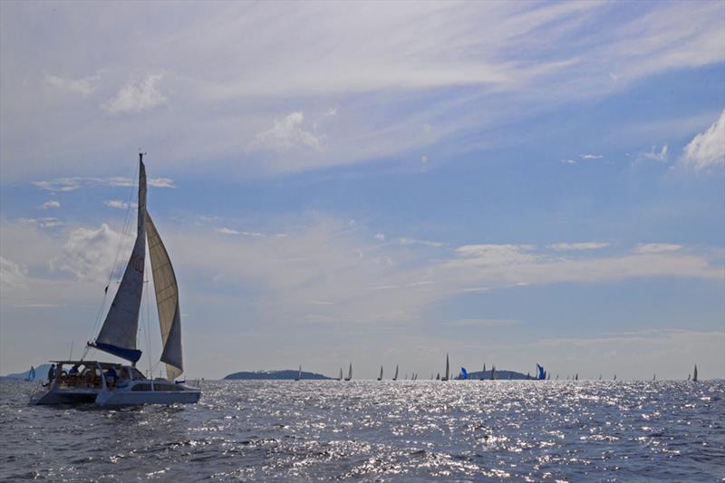 Heading for the islands. Phuket King's Cup 2018 photo copyright Guy Nowell / Phuket King's Cup taken at Royal Varuna Yacht Club and featuring the IRC class