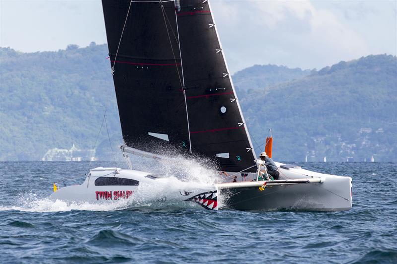 Twin Sharks. Phuket King's Cup 2018 photo copyright Guy Nowell / Phuket King's Cup taken at Royal Varuna Yacht Club and featuring the IRC class