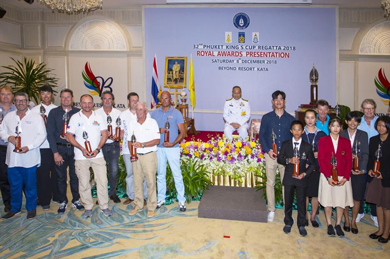All the winners. Phuket King's Cup 2018 photo copyright Guy Nowell / Phuket King's Cup taken at Royal Varuna Yacht Club and featuring the IRC class