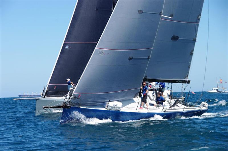 Al Fresco to leeward, challenging Indian at the start - 2018 Rockingham Race Regatta photo copyright RFBYC taken at Royal Freshwater Bay Yacht Club and featuring the IRC class