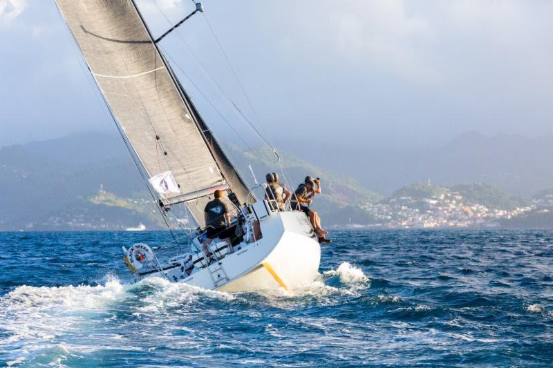 Trevor Middleton's British Sun Fast 3600 Black Sheep, skippered by Jake Carter finished the 2018 RORC Transatlantic Race on the 11th December in an elapsed time of 16 days 23 hrs 18 mins and 07 secs. - photo © RORC / Arthur Daniel