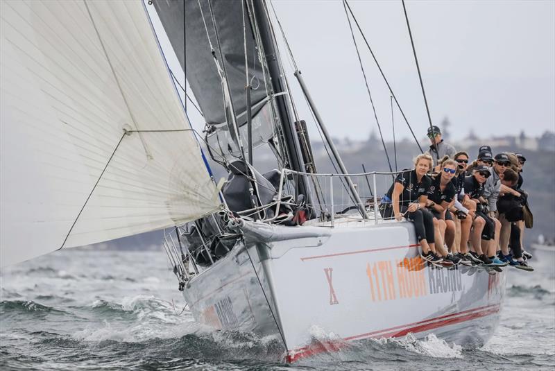 The 13-woman crew on Wild Oats X, the maxi yacht they'll race in the Sydney-Hobart photo copyright Salty Dingo / Ocean Respect Racing taken at Cruising Yacht Club of Australia and featuring the IRC class