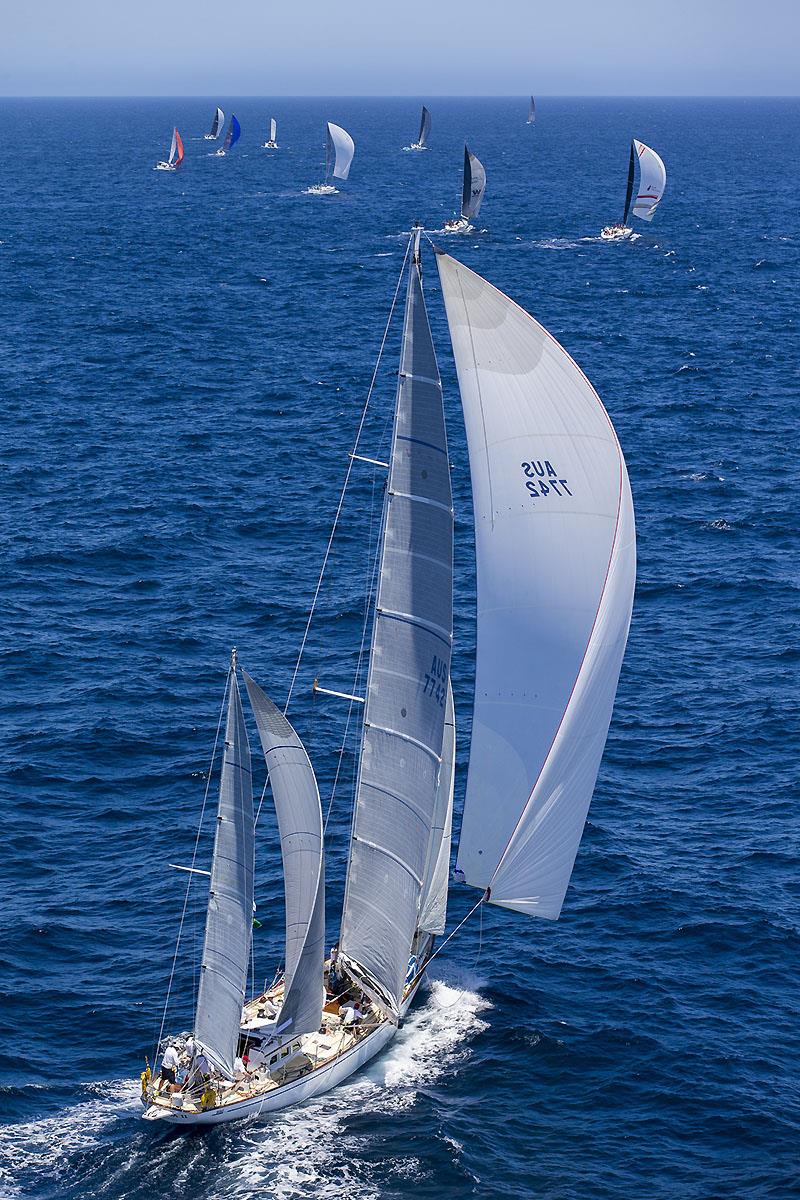 2018 RSHYR photo copyright The super famous Sparkman and Stephens yawl - Kialoa II - Andrea Francolini taken at Cruising Yacht Club of Australia and featuring the IRC class