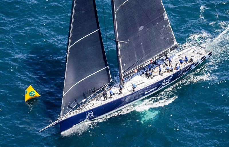 Black jack - Start 2018 Rolex Sydney Hobart Yacht Race photo copyright Rolex / Studio Borlenghi taken at Cruising Yacht Club of Australia and featuring the IRC class