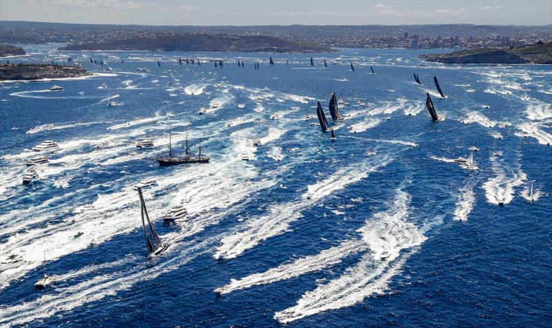 Start 2018 Rolex Sydney Hobart Yacht Race photo copyright Rolex / Studio Borlenghi taken at Cruising Yacht Club of Australia and featuring the IRC class