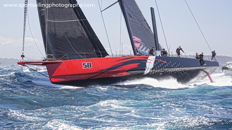 Comanche eventually got to put all her power to good use,  but had to wait patiently to do so... - photo © Beth Morley / <a target=