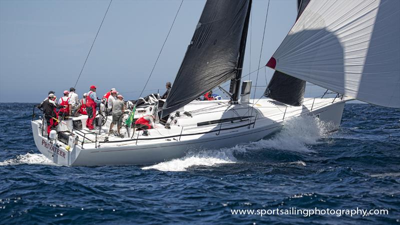 Privateer - canting keel Cookson 50 - great boats! photo copyright Beth Morley / www.sportsailingphotography.com taken at Cruising Yacht Club of Australia and featuring the IRC class