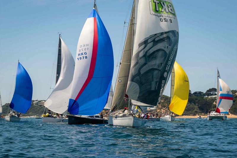 Melbourne Hobart and Devonport fleet - 2018 ORCV Melbourne to Hobart Yacht Race photo copyright Dave Hewison taken at Ocean Racing Club of Victoria and featuring the IRC class