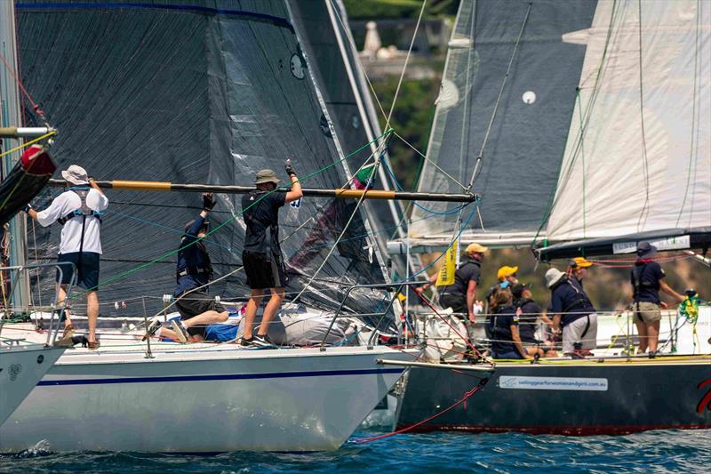 ORCV Melbourne to Devonport Race past half way