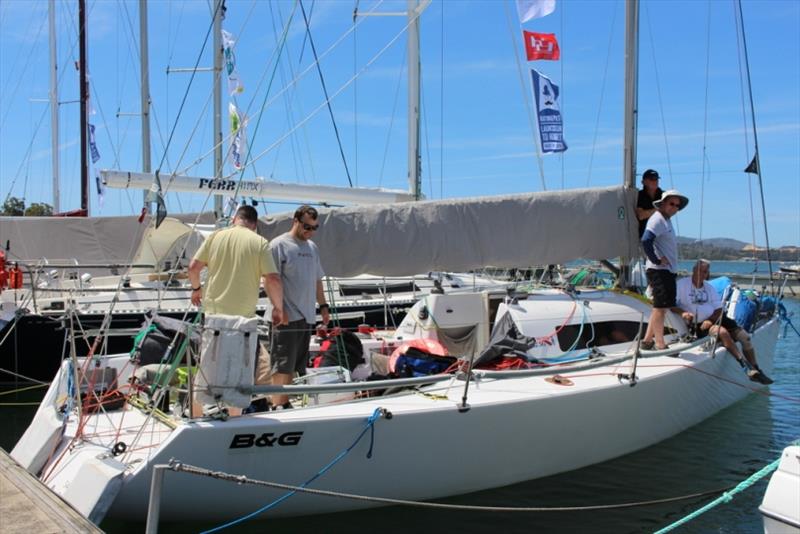 Crew of B&G Advantage have had their race cut short photo copyright Peter Watson taken at Derwent Sailing Squadron and featuring the IRC class