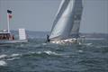 Abigail, Robert Buck's Aquidneck 52 from Marion MA, was some 25 miles back and a little further west than Kiwi Spirit. She was sailing 151º to Bermuda. Abigail is the predicted leader of Class A at this time, according to the data on the YB Tracking © Fran Grenon, Spectrum Phot