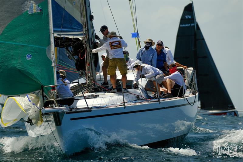 Passage Racing offshore from the iconic Gold Coast in Queensland, Australia photo copyright Mitchell Pearson / SurfSailKite taken at  and featuring the IRC class