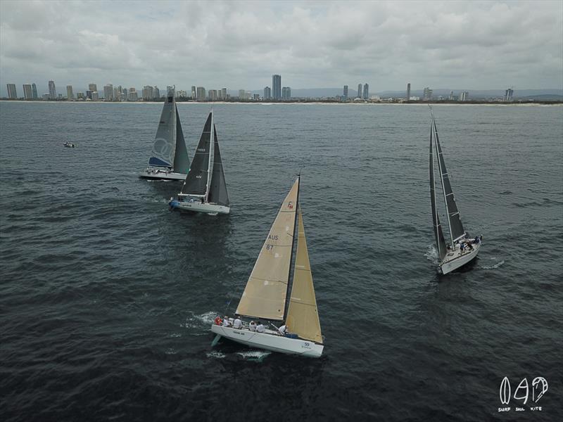 Passage Racing offshore from the iconic Gold Coast in Queensland, Australia. - photo © Mitchell Pearson / SurfSailKite