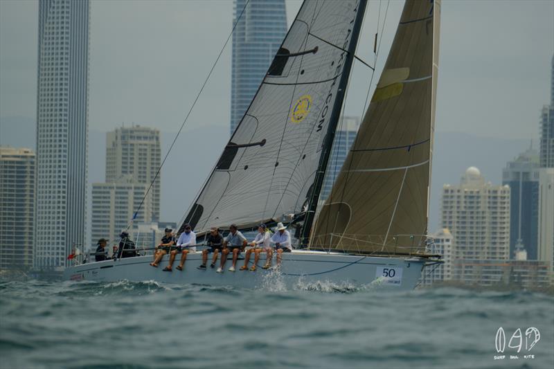 Passage Racing offshore from the iconic Gold Coast in Queensland, Australia photo copyright Mitchell Pearson / SurfSailKite taken at  and featuring the IRC class