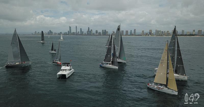 Passage Racing offshore from the iconic Gold Coast in Queensland, Australia photo copyright Mitchell Pearson / SurfSailKite taken at  and featuring the IRC class