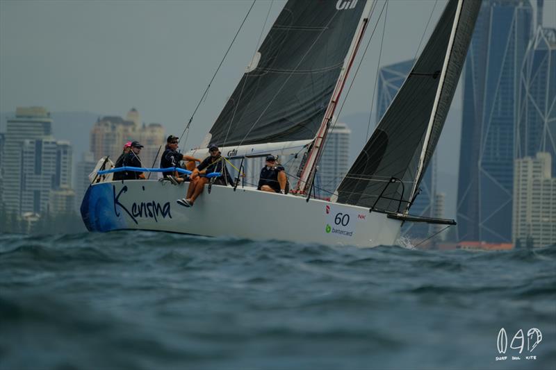 Passage Racing offshore from the iconic Gold Coast in Queensland, Australia photo copyright Mitchell Pearson / SurfSailKite taken at  and featuring the IRC class