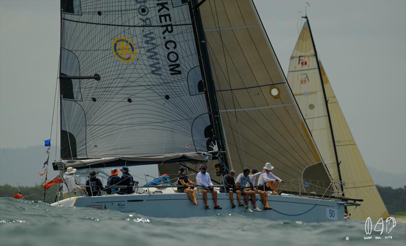 Passage Racing offshore from the iconic Gold Coast in Queensland, Australia photo copyright Mitchell Pearson / SurfSailKite taken at  and featuring the IRC class