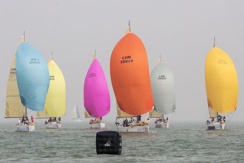 Macau Cup and Greater Bay Cup 2019. Team Canada in the lead photo copyright Guy Nowell taken at  and featuring the IRC class