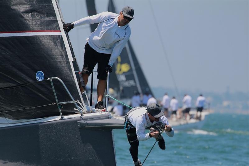 Bow of Ichi Ban - 2019 Saint Moritz by GURNERTM Australian Yachting Championship photo copyright Caitlin Baxter taken at Royal Melbourne Yacht Squadron and featuring the IRC class