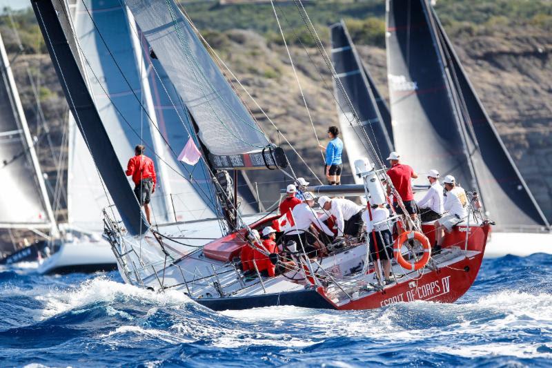 Atlas Ocean Racing's Volvo 60, Esprit de Corps IV (Montreal, Canada) is returning after their dramatic rescue of the Monterey crew in the first edition of the Antigua Bermuda Race photo copyright Paul Wyeth / www.pwpictures.com taken at Royal Bermuda Yacht Club and featuring the IRC class