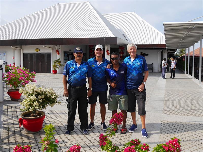 John Rajoo, Danial Megat, Tom Rizal and skipper Jeff Harris from Royal Selangor Yacht Club in Port Klang photo copyright Jessica Gabites taken at Royal Geelong Yacht Club and featuring the IRC class