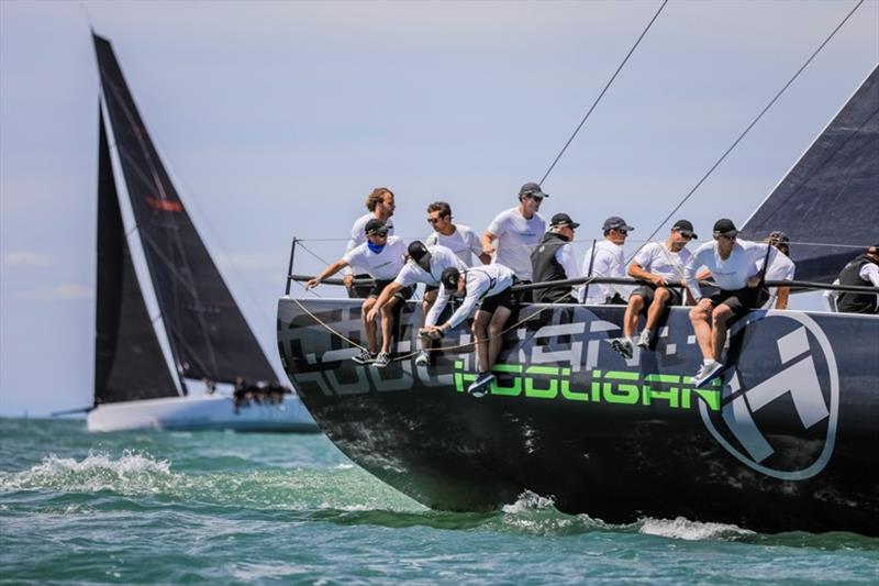 Hooligan and Secret Mens Business Rating div 1 - 2019 Festival of Sails, Day 1 - photo © Salty Dingo