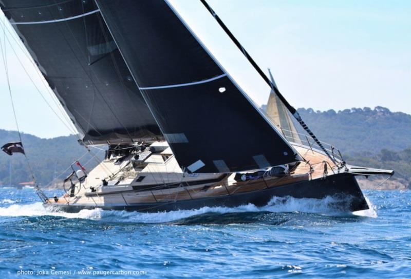 Arará, Timothy Gollin's stunning 67' Black Pepper Code 2 (USA) is a new entry to the BVI Spring Regatta - photo © Joka Gemesi